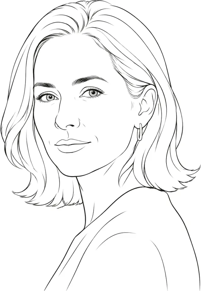 Illustriertes Porträt von Tasha Bell