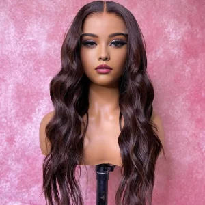 Alternative view of Dark Brown Lace Front Wigs