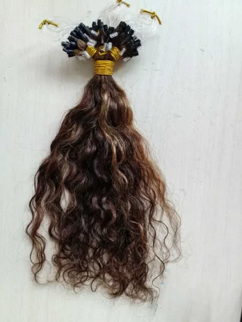 Curly Micro Ring Human Hair Extensions